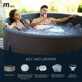 thumbnail image 3 of MSpa Round Inflatable Bubble Massage Spa, 4-6 Person Outdoor Hot Tub, Mono, 3 of 7