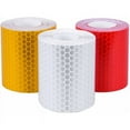 thumbnail image 1 of Outdoor Reflective Tape, Waterproof Night Safety Warning Tape, Weather-Resistant Industrial Strength Adhesive For High Visibility, Prism Technology Safety Tape For Vehicles And Gear (3 Pieces), 1 of 5