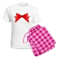 thumbnail image 5 of CafePress - Red Bow Pajamas - Women's Short Sleeve Print T-Shirt and Pants Light Cotton Pajama Set, 5 of 7