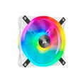 thumbnail image 2 of Corsair iCUE QL120 RGB 120mm PWM White Fan - Single Pack - 1 Pack, 2 of 8