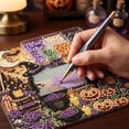 thumbnail image 4 of Halloween Pearl Art DIY Kit for Adults,Spooky 3D Diamond Painting Craft,Beginner Friendly Fall Seasonal Wall Art and Home Decor,A, 4 of 5