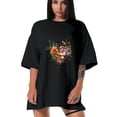 thumbnail image 3 of Women T Shirts and Men Shirt Oversized Shirts Cool Graphic Tees for Men Vintage Streetwear Sweat Casual Shirt L, 3 of 5