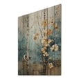 thumbnail image 2 of Designart "Birch Woods captivate Forest III" Floral Print on Natural Pine Wood, 2 of 5