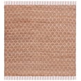 thumbnail image 2 of SAFAVIEH Cape Cod Fallon Geometric Area Rug, Rust/Natural, 6' x 6' Square, 2 of 11