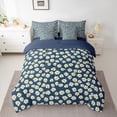 thumbnail image 2 of Homewish Floral Daisy 7-Piece Full Bedding Set - Chic Flowers Spring Garden, 2 of 8