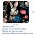 thumbnail image 5 of Rabbit Printed Gaming Mousepad Desk Mat, Non-Slip Rubber Bottom Mouse Mat 8.3x9.8 Inch - Suitable for Office and Gaming, 5 of 6