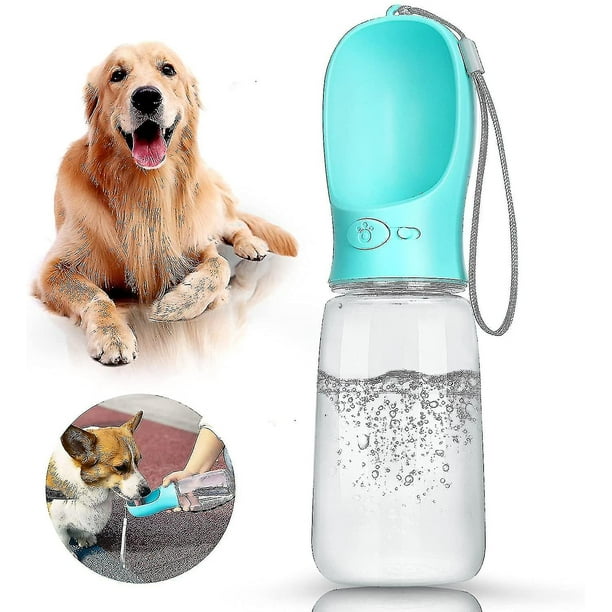 Botella para beber para perros, dispensador de agua portátil 550 ml (hy)