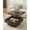 Rectangle-Walnut, variant on Lift Top Coffee Table with Hidden Storage, 31 inch Solid Wood Fluted Design for Small Space Living Room, Walnut