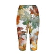 thumbnail image 5 of LOVZFMLL Capris d'Été Taille Haute pour Femmes Imprimés Assortis Ajustés Yoga Gym Multicolore S, 5 of 5