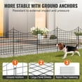 thumbnail image 3 of Metal fence 38.5*29.5 inch 5 pieces uncharged, 3 of 9