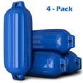thumbnail image 1 of Costway 4 Ribbed Marine 8.5" x 27"Boat Fender Vinyl Bumper Dock Shield Blue, 1 of 8