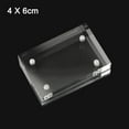thumbnail image 1 of Acrylic Photo Frame 10+10mm Thick Desktop Double-sided Home Ornament Photo Picture Poster Rectangle Replacement 1PCS, 1 of 10