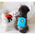 thumbnail image 3 of New pet backpack, puppy travel backpack with lanyard, large blue, 3 of 5