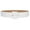 Off White, variant on Women's High Waist Patent Leather Wide Fashion Square Belt