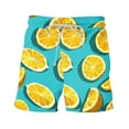 thumbnail image 6 of Viikei Men's Fashion Shorts-Trendy Street Style,Men's Special Print Beach Casual Trouser Shorts Pants Yellow M, 6 of 6