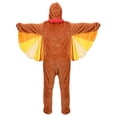 thumbnail image 3 of PJKOBMJ Unisex Adult Onesie Pajamas Animal One Piece Costume Cosplay Sleepwear Long Sleeve Zip Up Hooded Blanket Sleep (Orange S), 3 of 9