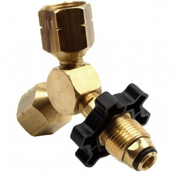 Propane Y Female Adapter With Handwheel