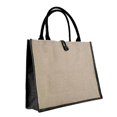 thumbnail image 4 of Bolso De Hombro Casual Para Mujer Bolso De Mano De Bloque De Color De Lino Para Compras 3 Piezas Sunnimix Bolso Tote de Algodón para Mujer, 4 of 8