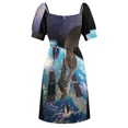 thumbnail image 5 of Hubble-vestido sin mangas con telescopio espacial para mujer ropa morada de verano, 5 of 5