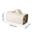 thumbnail image 6 of Folding Makeup Bag with Detachable Compartments Large Capacity Travel Storage Organizer, 6 of 8