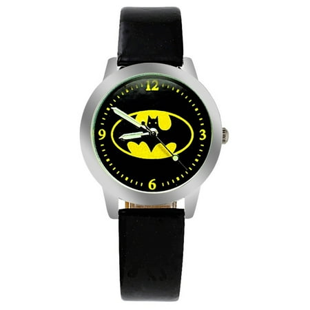 Batman Super Hero Watch Children Young Adults Glow in the Dark Hands (Best Watches For Young Adults)