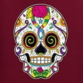 thumbnail image 5 of Wild Bobby Day Of The Dead Sugar Skull Pop Culture Women Graphic Tee, Maroon, 3X-Large, 5 of 5