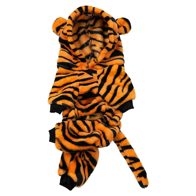Sudadera con capucha para perro y tigre, bonita y cómoda, para otoño e invierno, para perros pequeños y gatos, talla S