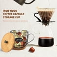 thumbnail image 3 of Txkrhwa Coffee Pod Holder, Cafe Bar Organizer, K Cup Storage Container Holder, Coffee Capsule Storage Basket with Wooden Lid and Base for Filters Capsules, 3 of 10