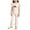 Beige, variant on Cethrio Girls Summer Outfit Sets, Printed 2 Piece Flutter Sleeve Casual Girls Clothing sets Yellow Size 7-8