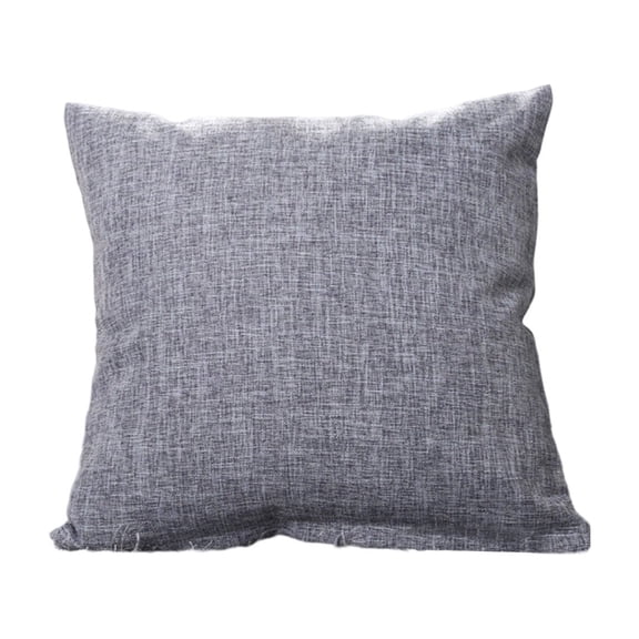 Linen Throw Pillow Cushion Cover with Insert Decorative Pillow for Sofa Couch Bed Living Room Bedroom Outdoor Patio Home Decor Accent Pillow 18x18 Inch Pillow with Zipper