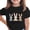 Black, variant on Lovzfmll Toddler Girl's T-Shirts, Easter Print Short Sleeve Tee, Casual Loose Fit Pullover Graphic Tees for 3-4 Years