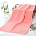 thumbnail image 1 of Toalla de Playa Lisa y Gruesa de 70 X 140 Cm | Toalla de Baño y Playa Absorbente de Poliéster Suave y Afelpado para Adultos | Costuras Resistentes a La Decoloración | Multiusos para Piscina, Yoga, Pi, 1 of 6
