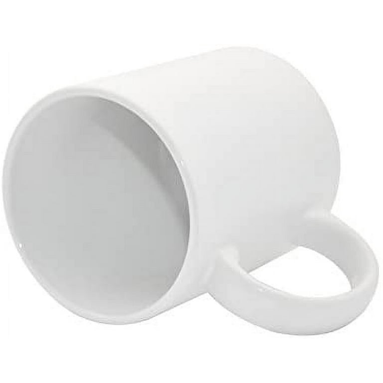 GBHOME Sublimation Mugs Blank, 12 OZ White Ceramic Sublimation Cups, Bulk  Mugs for Coffee, Milk, Latte, Hot Cocoa, Set of 4