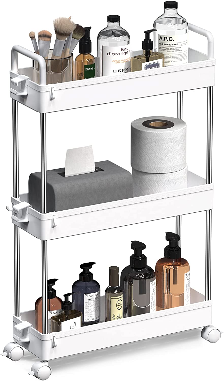 Rolling Bathroom Storage Cart Rispa
