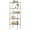 Chrome, variant on WYDK 6 Wire Shelving Unit Adjustable Storage Shelf Metal Storage Rack with Leveling Feet for Closet Laundry Pantry Kitchen Garage 600 LBS Capacity 16.7" L×11.8" W×63.6" H, Black