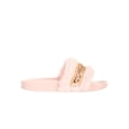 thumbnail image 3 of Victoria K Women's Faux Fur w/Chain Slider Slipper, 3 of 7