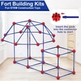 thumbnail image 2 of Kit de construcción Fort V-Opitos con 140 piezas para niños de 4 a 12 años, 2 of 7