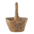 thumbnail image 2 of A & B Home Bohemian Round Teak Natural Bowl With Handle 49935, 2 of 7