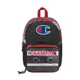 thumbnail image 1 of Champion Kids' Munch Backpack & Lunch Kit Combo, Black/Scarlet, One Size, 1 of 2