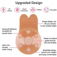 thumbnail image 2 of 2 Pairs Sticky Bra Adhesive Invisible Bra, Backless Strapless Reusable Push Up Lift Nipple Covers for Women, 2 of 7