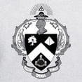 thumbnail image 3 of CafePress - Triangle Black And White Coat Of Arms Sweatshirt - Pullover Hoodie, Hooded Sweatshirt, 3 of 4
