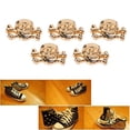 thumbnail image 3 of Metal Skull Rivets, Exquisite Zinc Alloy Studs for Leather Craft DIY, 50 Sets 1 Pack, with Screws, 3 of 7