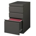 thumbnail image 4 of Hirsh 20" Deep Mobile Pedestal File Cabinet 3 Drawer Box-Box-File, Letter Width, Medium Tone Brown, 4 of 6