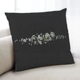 thumbnail image 1 of Ahgly Company Color Focus Black Indoor Throw Pillow, 18 inch by 18 inch, 1 of 6