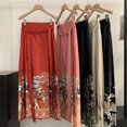 thumbnail image 6 of Chinese Traditional Half Skirt with Rich Chinese Cultural Touch Horse-face Skirt Great for Casual Formal Wear, 6 of 8