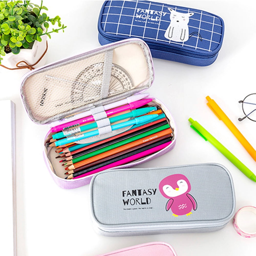 Details about   Animated Puppy Pencil Case Pouch for Children School Supplies Stationary Kids 