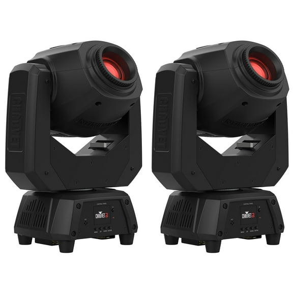(2) Chauvet DJ Intimidator Spot 60 ILS 70 Watt Compact DMX Moving Head Lights