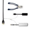 thumbnail image 1 of Tetherties Kit De Correas De Cable Con Adaptador Múltiple - Cable De Sujeción De Alambre De Acero Inoxidable Recubierto De Nailon - Fácil Instalación - Adaptadores De Correas De Control Remoto Seguros, 1 of 7