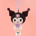 thumbnail image 3 of KEVCHE 10cm Llavero Peluche Mini Kuromi Llavero, Juguetes Hello Kitty Peluche Cinnamoroll Kuromi Pompompurin My Melody Pochacco Anime Peluche, Llavero Kuromi Peluche Regalos para Niños, Edad 4+, 3 of 4