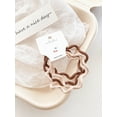 thumbnail image 4 of Gureui 4 pcs of  Elastic Hair Scrunchies Fashion Wavy Hair Ties Multicolor Ponytail Holders for Women Girls, 4 of 7